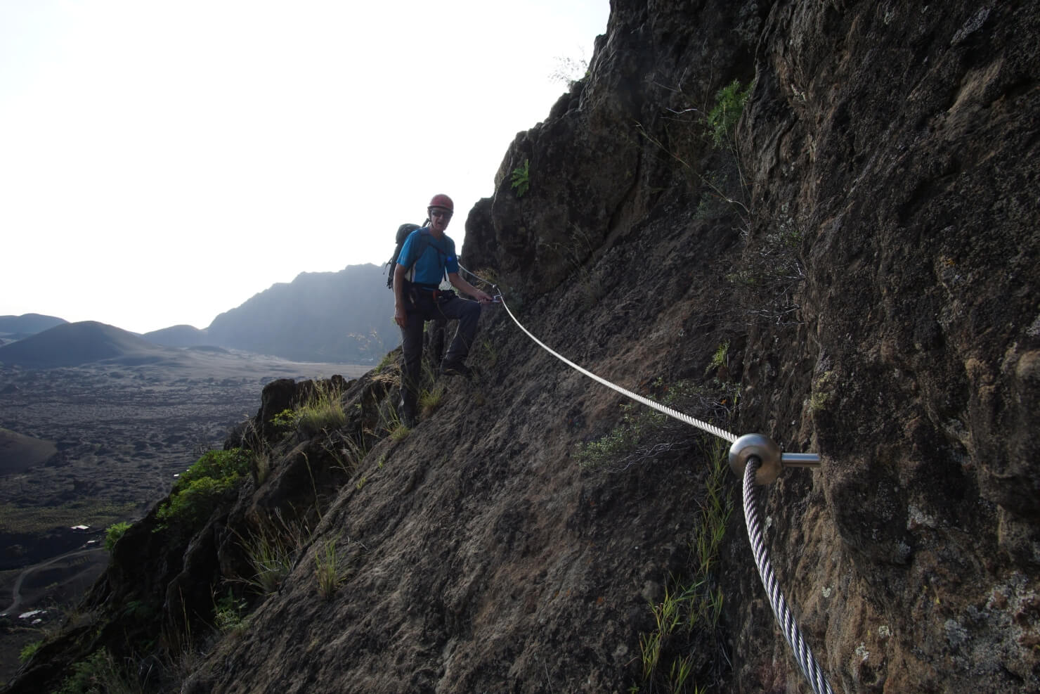 Wo nötig gibt es acu immer wieder gesicherte Passagen