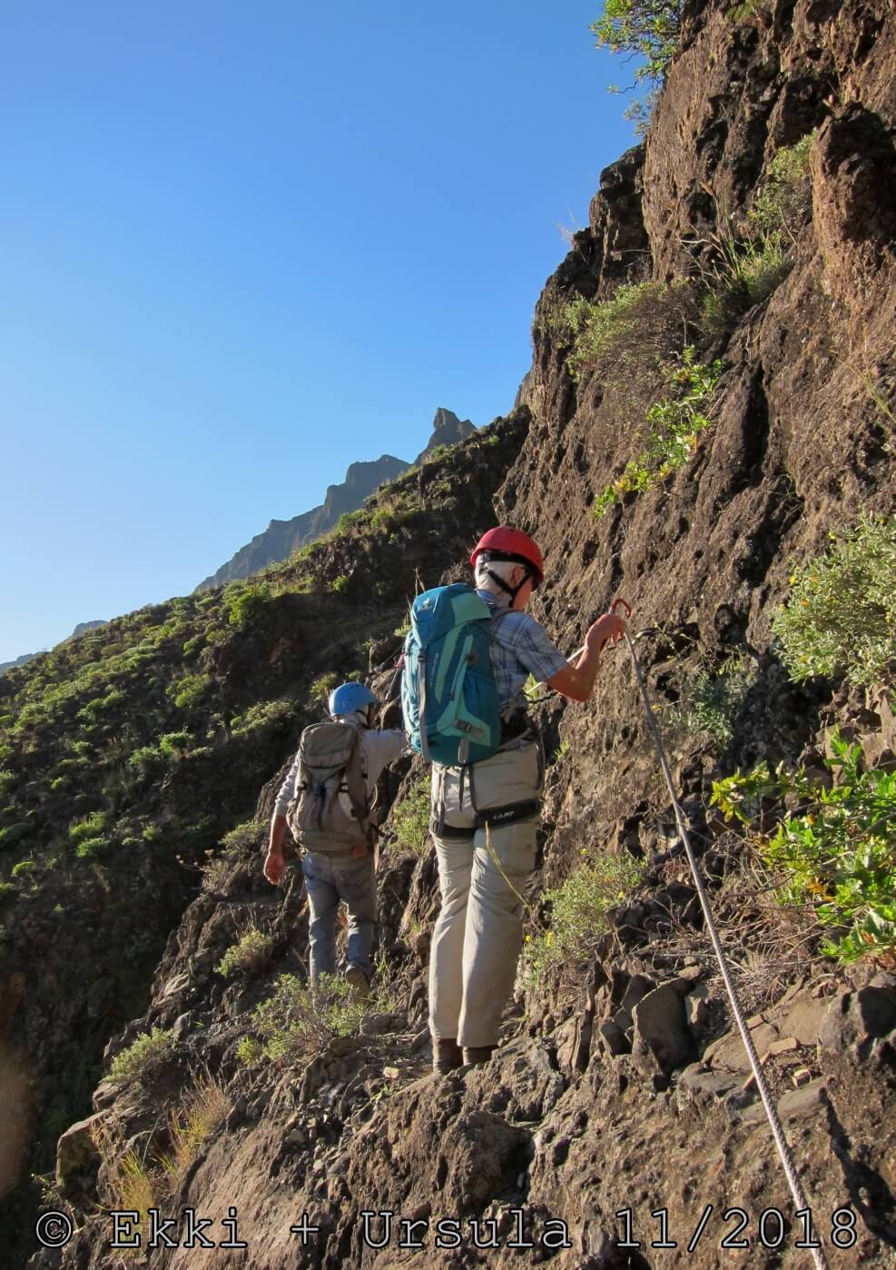 Via Ferrata Roberto Tour 209 - es beginnt :: klick, klack