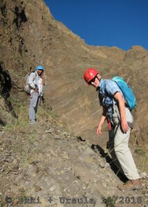 Via Ferrata Roberto Tour 209 - geröll fertig. jetzt wo weiter um 10 uhr
