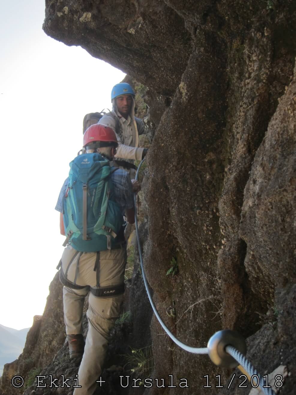 Via Ferrata Roberto Tour 209 - abgerundete halter