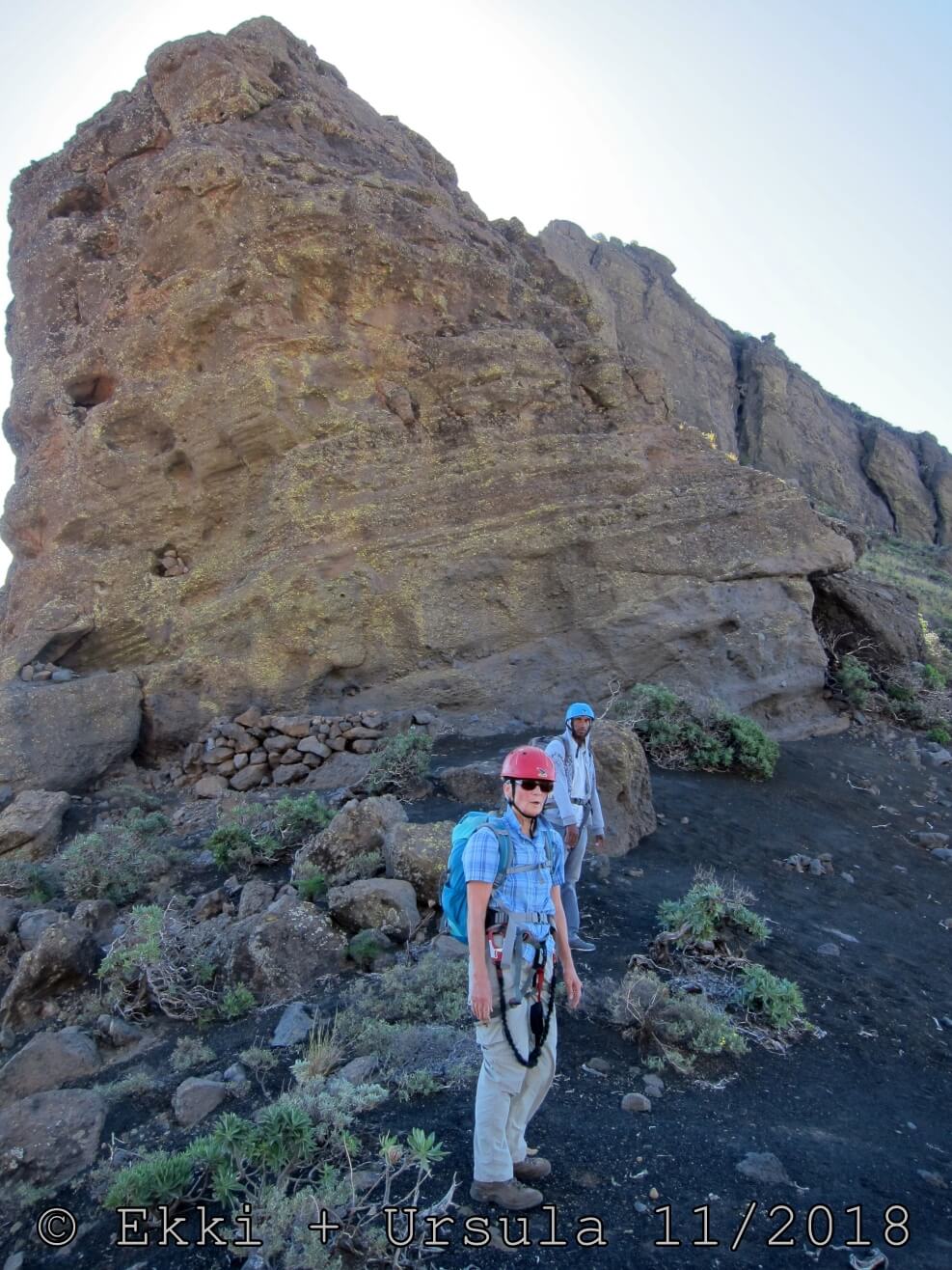 Via Ferrata Roberto Tour 209 - rastplatz erreicht um 11.25 uhr