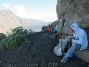 Via Ferrata Roberto Tour 209 - in der scharte fundo serrinha um 11.30uhr