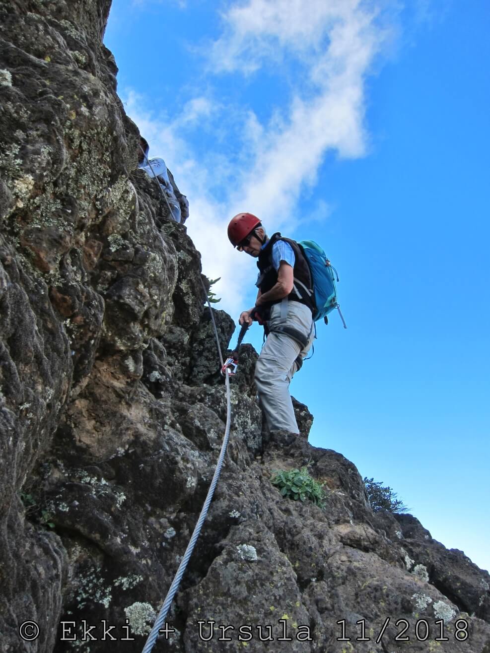 Via Ferrata Roberto Tour 209 - um 12.00 uhr