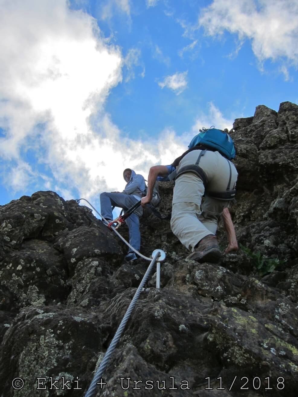 Via Ferrata Roberto Tour 209 - seilversichert, aber nicht so ausgesetzt