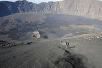 Abstieg über das Lavafeld