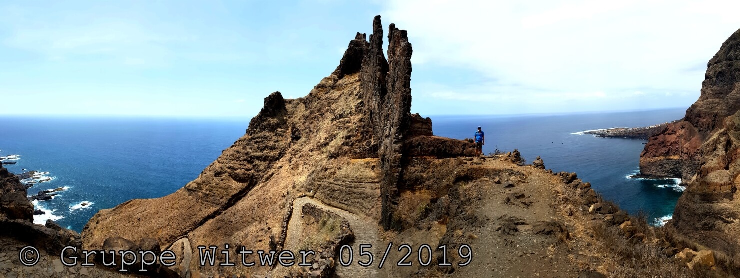 Auf der Küstenwanderung Santo Antão