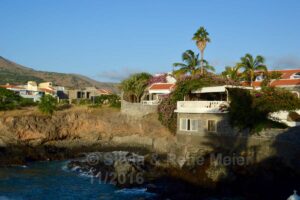 Blick auf das Ressort in der Abendsonne