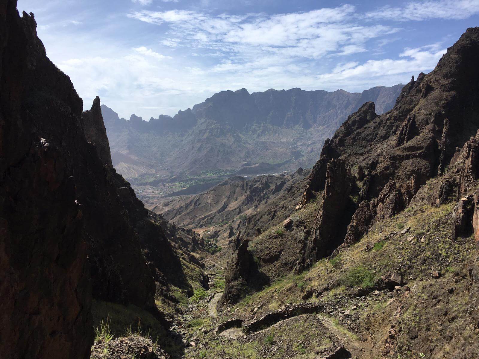 Unterwegs auf der Wanderung nach Alto Mira über Forquinha auf Santo Antão