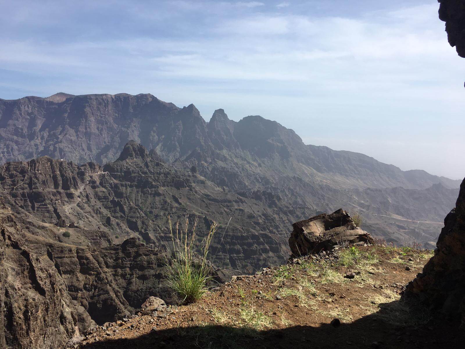 Beeindruckende Felsen der Bordeira do Norte auf Santo Antão