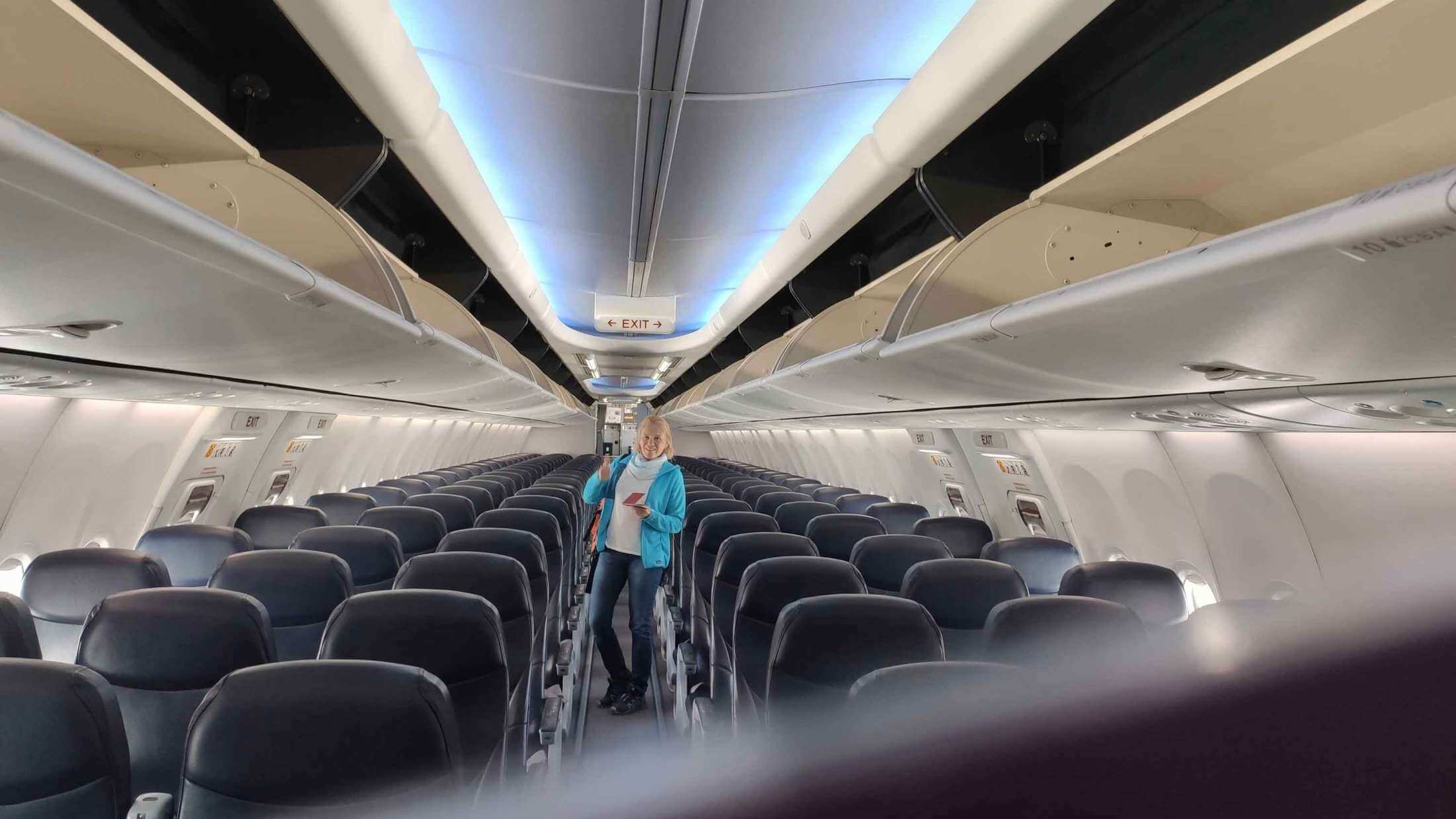 Happy End im Flieger nach Hause