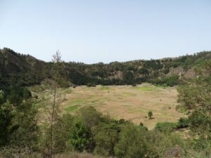 Blick in den Cova-Krater auf Santo Antão
