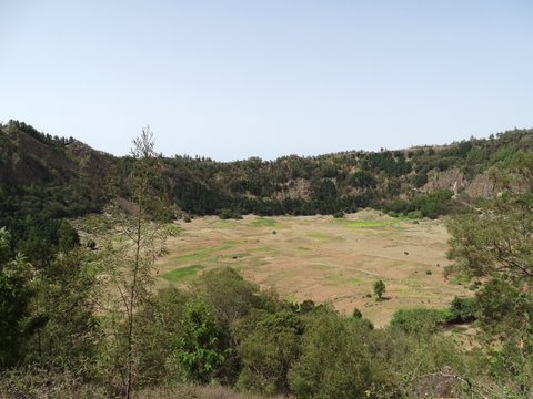Blick in den Cova-Krater auf Santo Antão