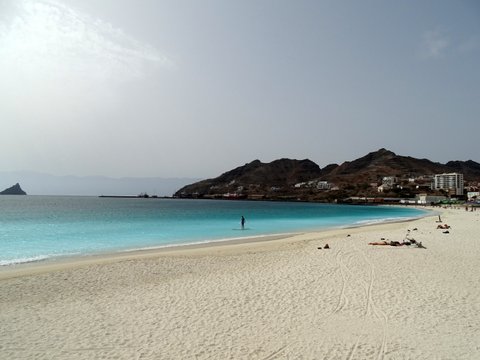 Laginha, der Stadtstrand von Mindelo
