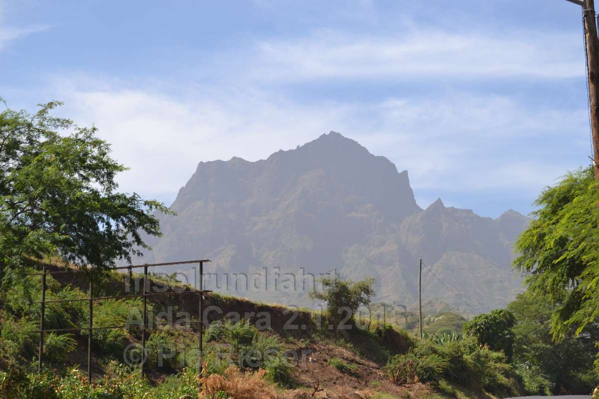 Pico Antonia der höchste Berg der Insel Santiago