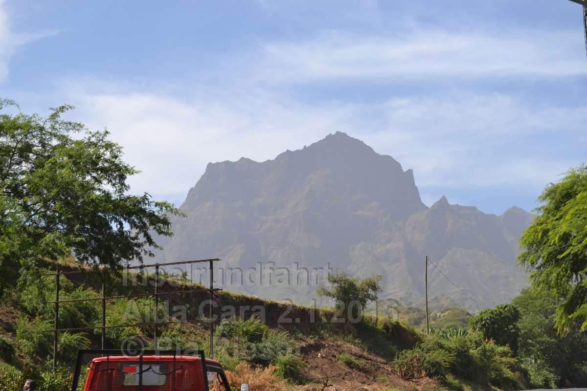 Pico Antonia der höchste Berg der Insel Santiago