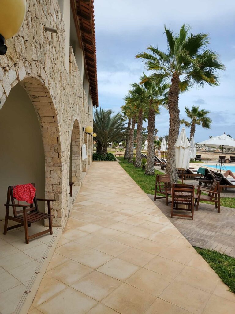 In der Hotelanlage vom Morabeza