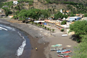 Weltkulturerbe Cidade Velha Blick vom Forte São Verissimo Richtung Pelourinho