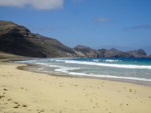 Farbenspiel am Strand