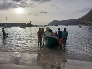 Fischer in Tarrafal, Santiago